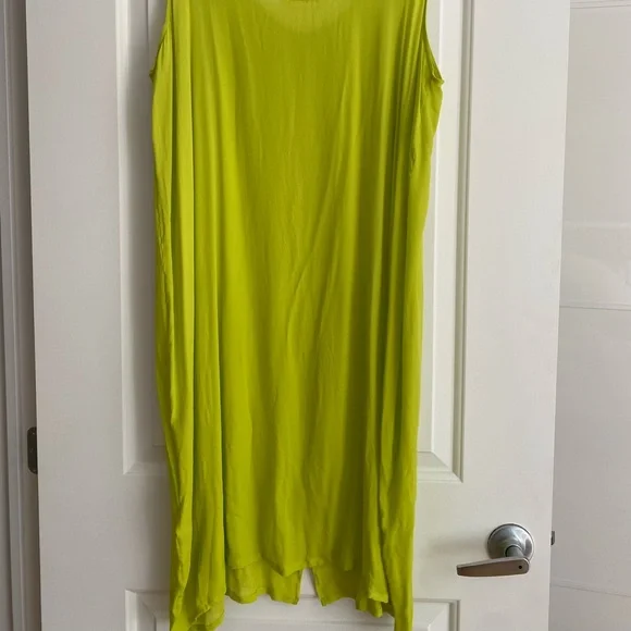 Lime Green Women's Dress - Picture 4 of 8